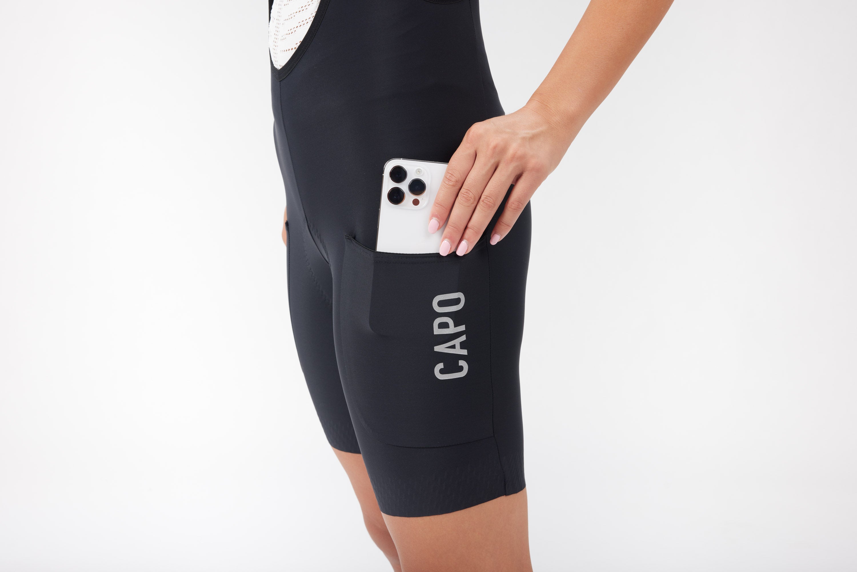 Super Corsa Race Women's Drop Tail Cargo Bib Shorts - Black
