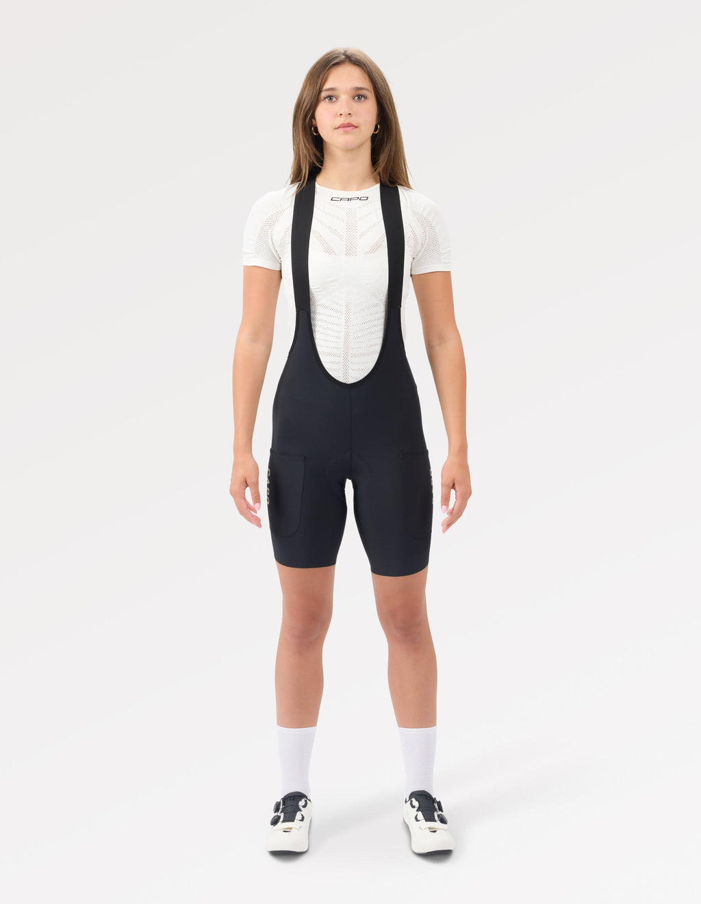 Super Corsa Race Women's Drop Tail Cargo Bib Shorts - Black