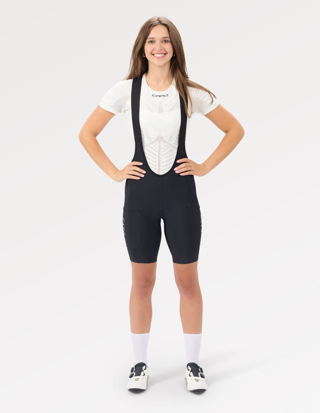 Super Corsa Race Women's Drop Tail Cargo Bib Shorts - Black