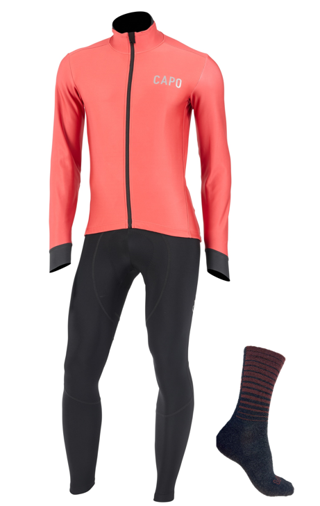 Winter Thermal Bundle - Red Padrone Jacket
